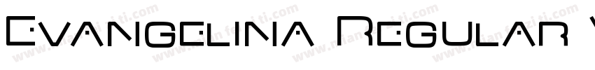 Evangelina Regular V字体转换